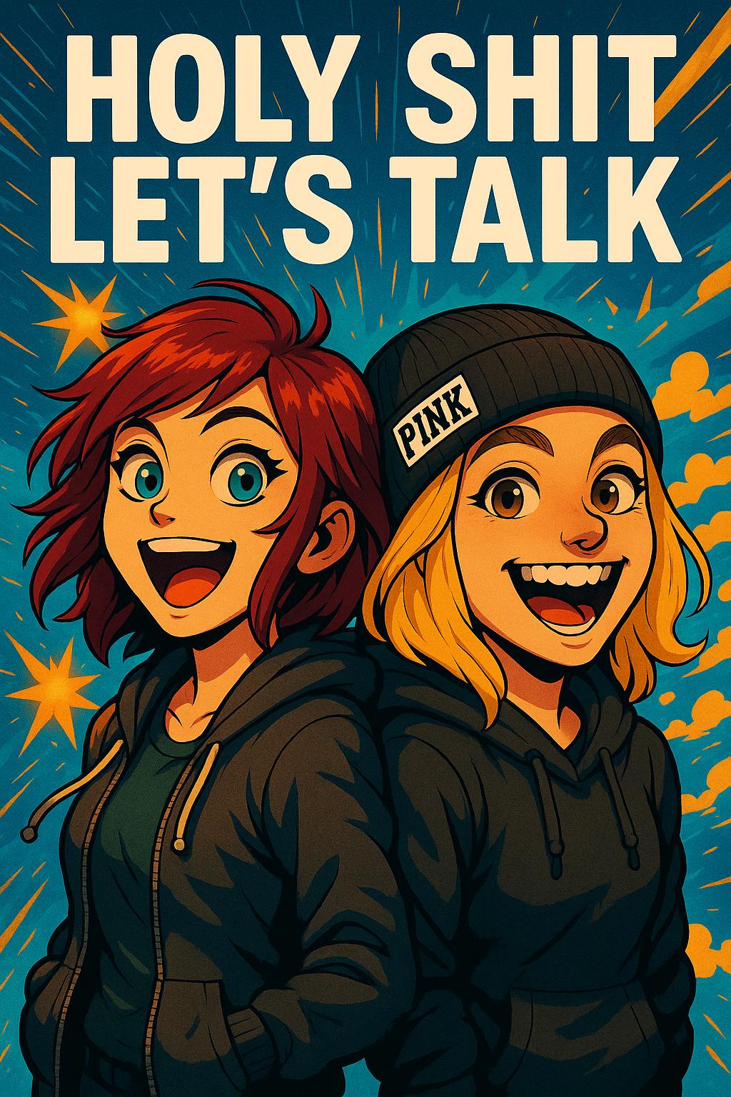 Holy Shit Let's Talk podcast site screenshot