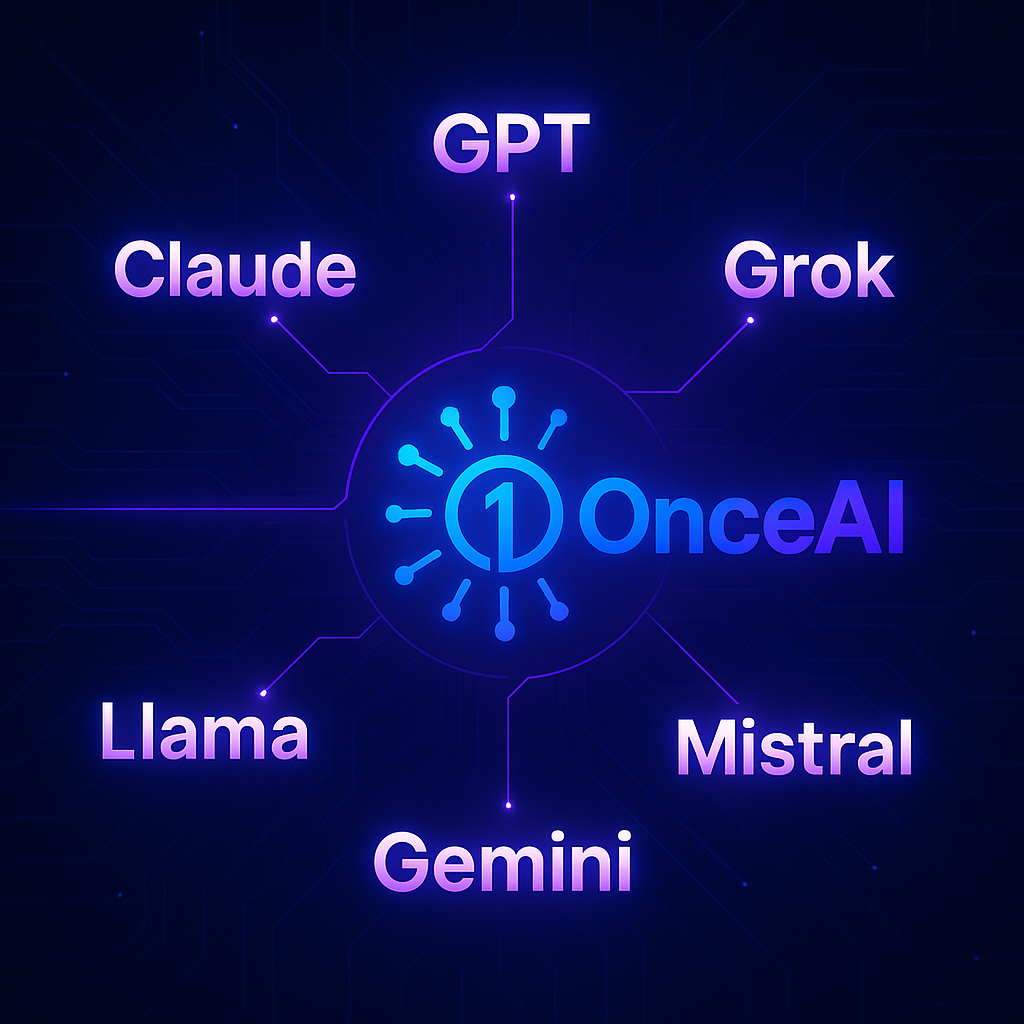 Once AI product screenshot